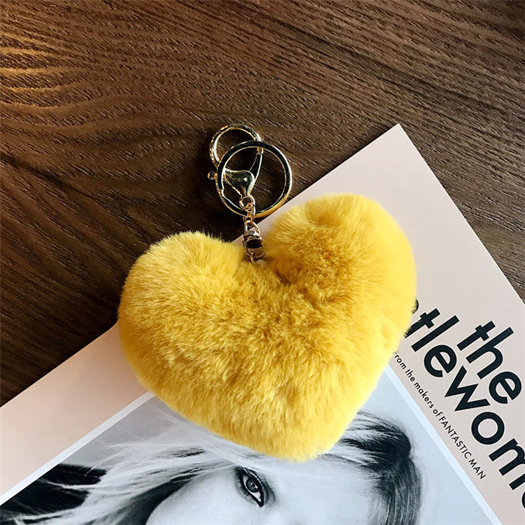 Lanzamiento al por mayor Imitación de corazón de durazno Cabello de conejo Cabello de conejo